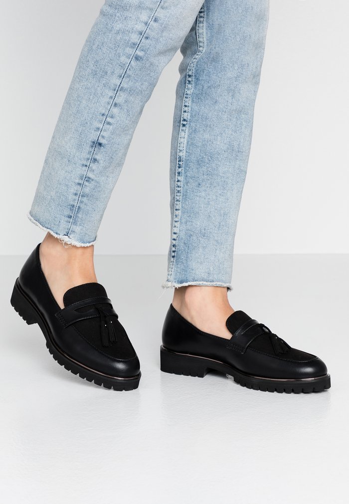 Slip ons Anna Field Block heel Noir Femme | VDB-4090055